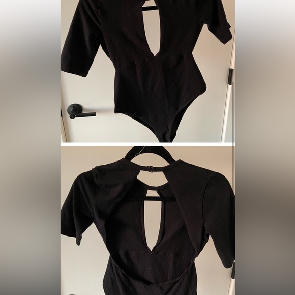 2 Black Cutout Tops - Picture 5 of 5